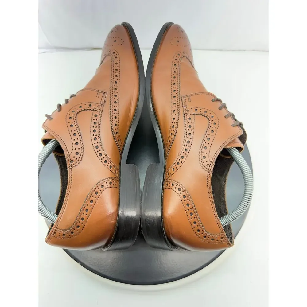 Florsheim Wingtip Mens Sz 9 Extra Extra Wide Brown‎ Leather Oxford 11428 Shoes
